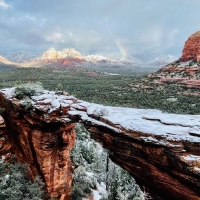 Devil's bridge. Sedona, Arizona