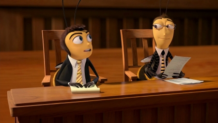 Bee Movie - movie, courtroom, insect, bee