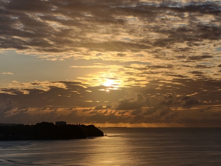Sunset at the Coast - Water, Ocean, Sunset, Coast