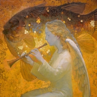 Golden waters angel