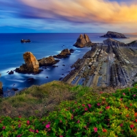 The Bay of Biscay, Costa Quebrada, Spain