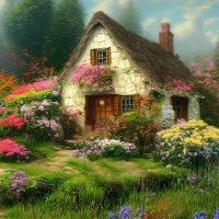 A cottage deep in the forest