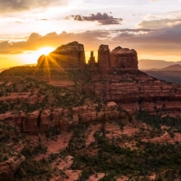 Sunset @ Cathedral Rock, Sedona, Arizona