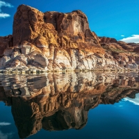 Sandstone Hills at Lake Powell, Utah