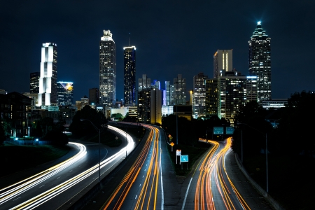 Time Lapse - night, photography, lapse, time