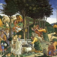 Youth of Moses by Sandro Botticelli