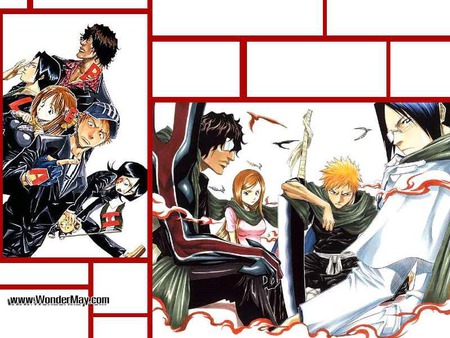 Bleach poster - group shot, bleach