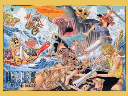 One Piece - one piece, the straw hats gang