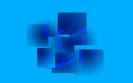 Blue - abstract, blue