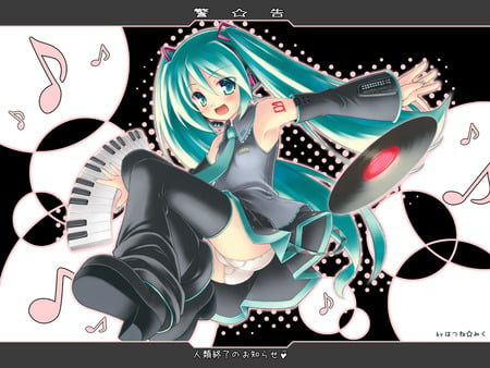 miku - hatsune, vocaloid, miku