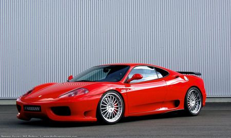 Ferrari Modena - 360, custom wheels, red, ferrari