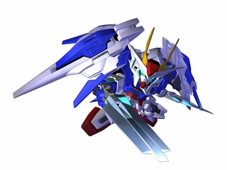 mecha mobile suit gundam 00 white