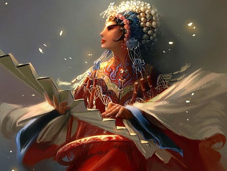 Beijing Opera  - cg, fantasy, girl, ancient times, 3d, chinese artist