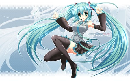 Vocaloid Hatsune Miku - girls, anime, life counts, school, wall