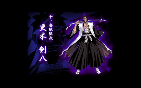 Zaraki Kenpachi - anime, power, spirits, battles, wall