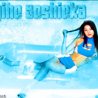 cute,Miho Yoshioka in blue