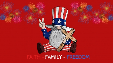 I Believe - freedom, uncle sam, faith, family