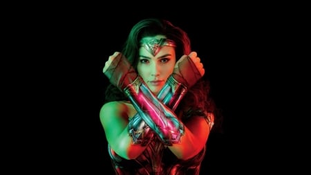 Wonder Woman 1984 ~ 2020 - comics, girl, comucs, pink, actress, black, gal gadot, movie, wonder woman 1984