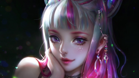 ღ - Fantasy, Girl, Face, Artwork