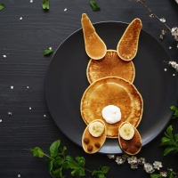 Bunny pancakes