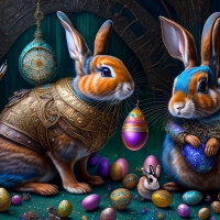 Easter bunnies