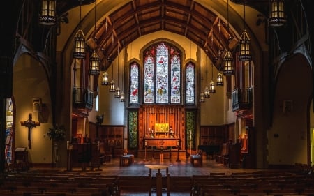 Church Altar in Canada