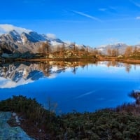 Mountain Lake Reflection