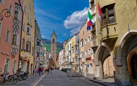 Sterzing, South Tirol, Italy - street, town, Alps, Italy