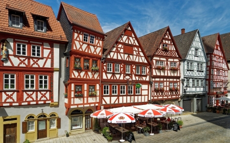 Oxenfurt, Bavaria, Germany - street, town, Germany, houses