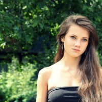 Alyona Ushkova as a Brunette