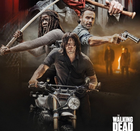 The Walking Dead 2010  - - actor, poster, woman, tv series, the walking dead, man, actress