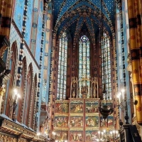 Altar of Basilica, Krakow, Poland