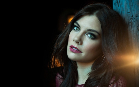 Lauren Cohan - face, lauren cohan, actress, woman, girl