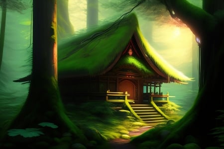 Forest hut