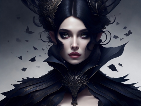 A mystical witch - boszorkany, misztikus, nezes, noi arc, rejtelyes, varazslat