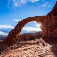 Corona Arch at Sunset, Moab, Utah