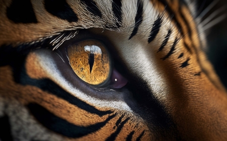 Tiger eye - fantasy, neuroset, eye, tigru, art, tiger