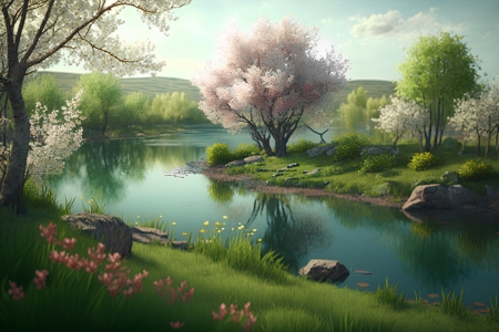 Spring landscape