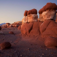 Funky boulders in Utah