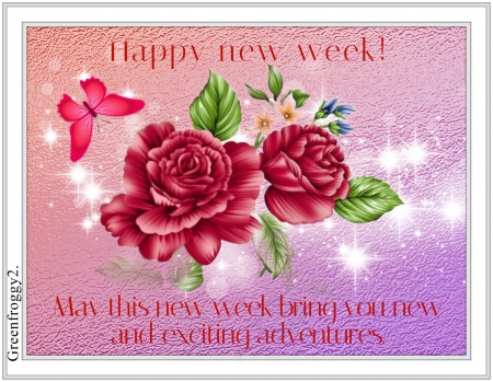 HAPPY NEW WEEK - 3D and CG & Abstract Background Wallpapers on Desktop ...