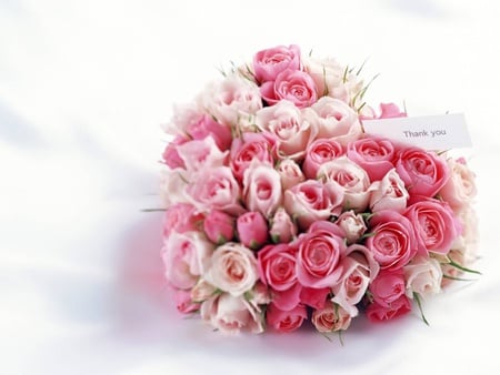 Pink Heart Bouquet - love, roses, pink, heart, valentines day