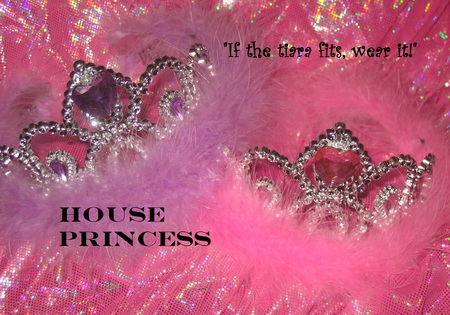 house princess - crown, princess, tiara, pink