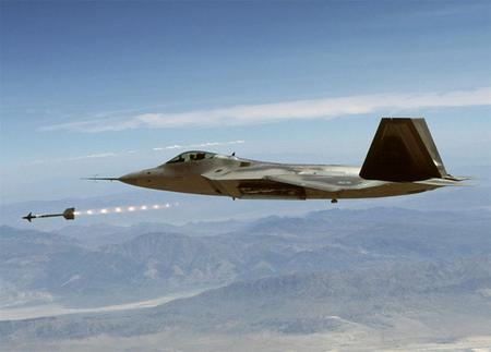 f 22 sidewinder launch - air to air, fighter, raptor stealth, weapons, missile