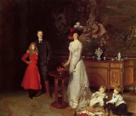 Singer Sargent. 'The Sitwell Family 1900'. - costume, family, art, portrait