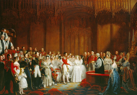 Wedding of Queen Victoria and Albert - wedding, portraiture, victorian, victoria