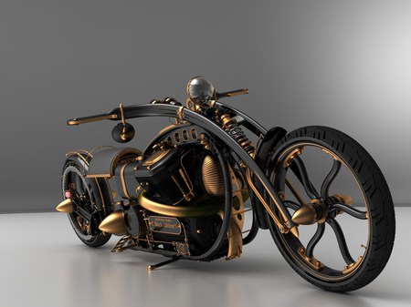 Custom Bike - chopper, custom, bike