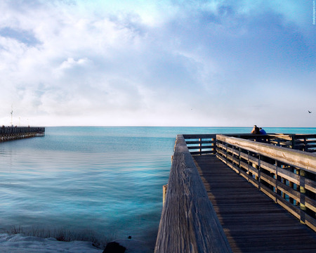 The Dock - oceans, docks, nature