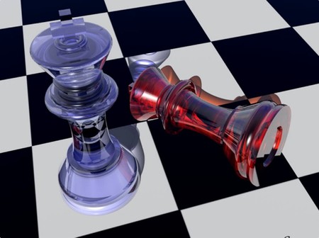 I Win - 3d and cg, chess, abstract