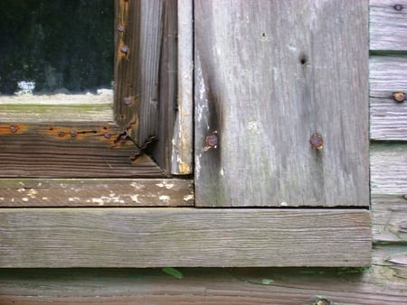 The Old House - wood, rust, window, house, old