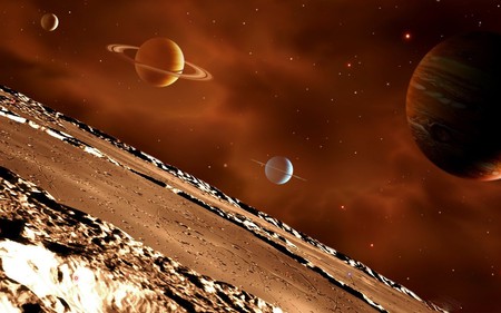 THE BEAUTIFUL PLANETS - planets, Art, CG, beautiful